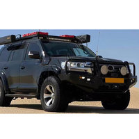 Vente en gros directe d'accessoires d'extérieur de voiture 4x4 pare-chocs avant en acier pour Land Cruiser FJ200 L200 2008 +.