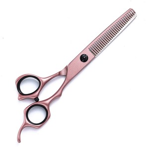 Rose Gold Thinning Shears Professional Hair Stylist Scissors Stainless Steel Medium Handle Hairdressing Kit - Product Image 3