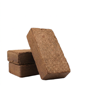 Bloc de fibre de coco 650g, substrat biodégradable pour la culture hydroponique, la culture de plantes de jardin et la propagation des semis - Product Image 1