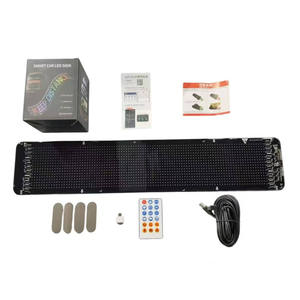 Tự làm linh hoạt New LED linh hoạt hiển thị ứng dụng điều khiển xe màn hình quảng cáo Xe Cửa sổ hiển thị pixel LED ma trận Bảng điều chỉnh linh hoạt LED - Product Image 3