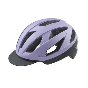 Oem Light Bicycle Helmet Adult Urban Road Bike Cyclist Helmet With Led Lights For Commuter Scooter Bike Helmet For Men Women
