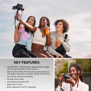 Cámara sin Espejo Canon EOS R50 con Lentes RF-S18-45mm F4.5-6.3 is STM y RF-S55-210mm F5-7.1 is STM - Product Image 5