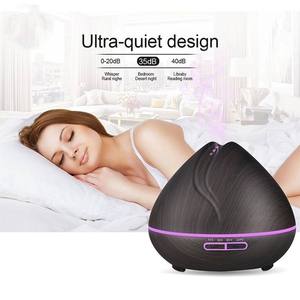 Chất lượng cao hạt gỗ siêu âm khuếch tán hương thơm với 7 màu LED đêm đèn điện Tinh dầu khuếch tán - Product Image 6