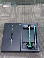 Nouveau Kit Chicha Russe de Luxe en Aluminium Argenté de Haute Qualité, Modèle Blade Unique