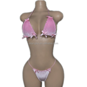 Vente chaude aux États-Unis Pussy Club Taille unique Élastique Exotique Vêtements de danse Stripper Outfit Designer - Product Image 6