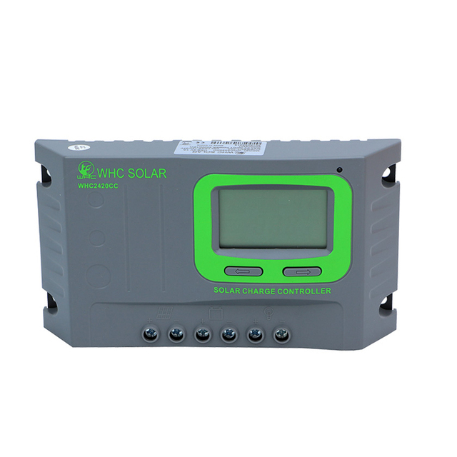 WHC SOLAR 12/24V PWM Solar Charger Controller Constant Voltage Charging & Discharging High Efficiency Solar Charge Controllers