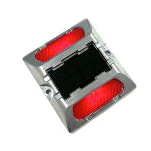 Дорожный светоотражатель (рефлектор) на солнечных батареях, 40 тонн, 122*110 мм, тип «кошачий глаз», для предупреждения о безопасности дорожного движения - Product Image 5