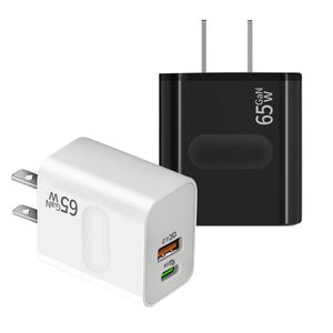 อะแดปเตอร์ชาร์จเร็ว 65W แบบ Dual Interface USB PD รองรับมาตรฐาน US EU พร้อม Full-protocol QC4.0 PD35W สำหรับโทรศัพท์มือถือ - Product Image 2