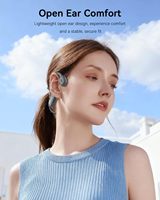 Auriculares Inalámbricos de Conducción Ósea DG08C para Senderismo y Ciclismo con Certificación CE Rohs IPX5, Auriculares Deportivos Bluetooth Resistentes al Agua