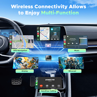LAMTTO Tiny AI Box Adaptateur sans fil CarPlay Android Auto Netflix YouTube TikTok par Airplay Miracast pour voitures et camions