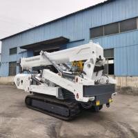 Grue araignée sur chenilles personnalisée 5T 8T 10T homologuée CE avec flèche haute résistance et utilisation facile pour le levage de structures en acier