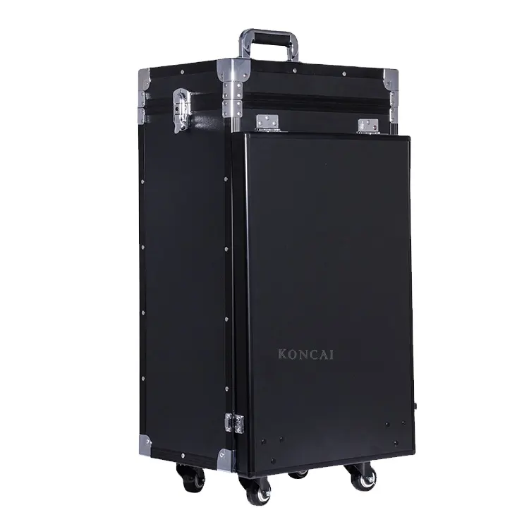 Portable Foldable Workstation Makeup Organizer Trolley Case Speakers Drawers Nails Table Salon Manicure Table