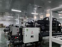 Refroidisseur industriel R410A à engrenages, compresseur haute efficacité, pompe à moteur, contrôle numérique intelligent automatique, éco-responsable et économe en énergie