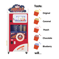 Nouveau type de machines de fabrication de pop-corn caramel/chocolat entièrement automatiques au prix le plus bas