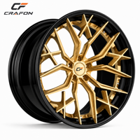 CF 22 23 pouces 5x130 PCD 84.1 CB 1500kg roues forgées de charge roues de voiture de tourisme FIT pour jantes dorées G63 W463A