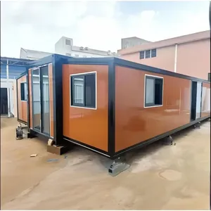 <span class=keywords><strong>Vendita</strong></span> di Fabbrica: Casa Container Prefabbricata Modulare 20FT, Design Personalizzato, Pieghevole ed Espandibile, Pannelli Sandwich, Design Moderno ed Economico - Product Image 6