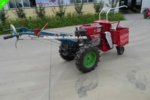 Hand Walking Tractor Mini Self Lopen Maïs Harvester Maiskolvenplukker Corn Picker Picking Machine Prijs