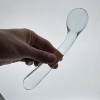 Jouets sexuels pour adultes transparents, imperméables et écologiques en gros, masturbation féminine, point G, pénis réaliste, godets anaux en verre