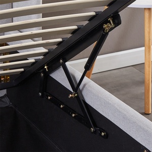 Letto Matrimoniale Moderno di Lusso con Sollevamento a Gas, Imbottitura Confortevole e Contenitore, Realizzato in Legno, Progettato per la Camera da Letto - Product Image 4