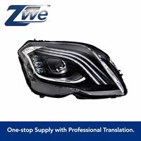 Kit de phares LED CSP 12V 36W 6000K pour GLK W204 2013-2015, installation facile, remplacement plug and play