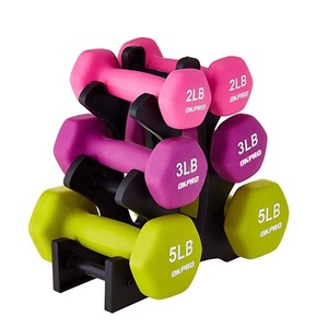 <span class=keywords><strong>Haltères</strong></span> en néoprène colorés <span class=keywords><strong>pour</strong></span> salle de <span class=keywords><strong>sport</strong></span> commerciale, vente en gros directe d'usine en Chine - Product Image 1