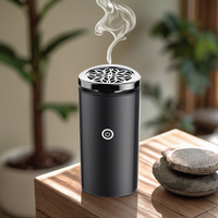 Quemador de Incienso Eléctrico Portátil Recargable OEM ODM, Aromatizador de Coche con Aroma a Sándalo Árabe, Batería de 2000 mAh