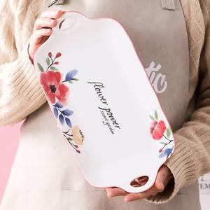 Vintage Floral Salad Bowls Set of 4, <strong>Pink</strong> Porcelain <strong>Ramen</strong> Bowls Plate , Kitchen Serving Bowls Plate, Cereal Bowls for Spring - Product Image 6