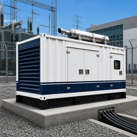Groupe électrogène diesel silencieux de type conteneur Bobig de 60 kW, 80 kW, 150 kW, 200 kW, 500 kW, 800 kW, 1000 kW, haute puissance, fabriqué par un fabricant