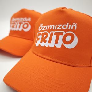 Casquettes de baseball en coton personnalisées à 5 panneaux, style vintage, bicolores, en tissu Oxford Dobby à pois, avec logo personnalisé - Product Image 6