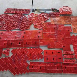 Nouveaux modèles de moules à estamper le béton, tapis d'estampage pour sols en ciment, motifs de pavés en bois pour moules à estamper le béton, silicone personnalisé à chaud - Product Image 6