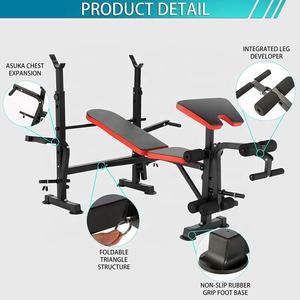 Wellshow <span class=keywords><strong>Sport</strong></span> Set 5 in <span class=keywords><strong>1</strong></span> per panca regolabile con Set di presse da banco multifunzione - Product Image 4