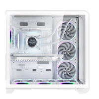 Gabinete Gaming para PC Lovingcool Full Tower con Triple Vidrio Templado y Pantalla de Temperatura, Compatible con ATX/ITX