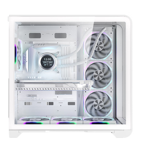 Lovingcool Triple Sided Tempered Glass Full Tower PC Gaming <strong>Case</strong> ATX ITX <strong>Computer</strong> Desktop <strong>Case</strong> <strong>with</strong> <strong>Temperature</strong> <strong>Display</strong> Screen - Product Image 5