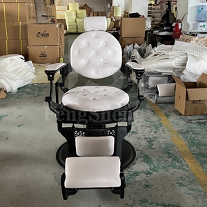 Chaise de barbier classique vintage <span class=keywords><strong>salon</strong></span> de coiffure en gros chaise de <span class=keywords><strong>salon</strong></span> de coiffure meubles de <span class=keywords><strong>salon</strong></span> de luxe chaise de coiffure pour hommes en or <span class=keywords><strong>antique</strong></span> - Product Image 3