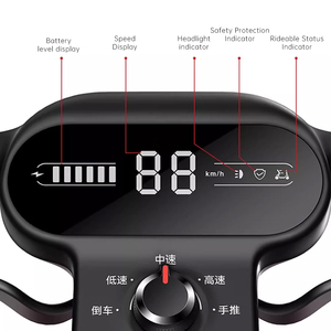 Scooter eléctrico plegable de 4 ruedas con Motor sin escobillas de 250W <span class=keywords><strong>para</strong></span> personas mayores, batería de iones de litio, ciclomotor eléctrico inteligente, rango de 40KM - Product Image 5