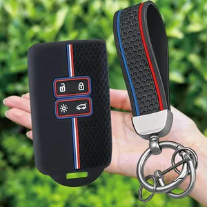 Étui de protection pour clé de voiture <span class=keywords><strong>Renault</strong></span> Koleos Captur Megane Clio Scenic Talisman <span class=keywords><strong>Arkana</strong></span> et Dacia Sandero - Accessoires - Product Image 2
