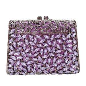 Goldene Box-Tasche Diamant Damen Clutch Kristall Party Handtasche Damen Bankett Geldbörse Mode Pochette Abendtasche - Product Image 2