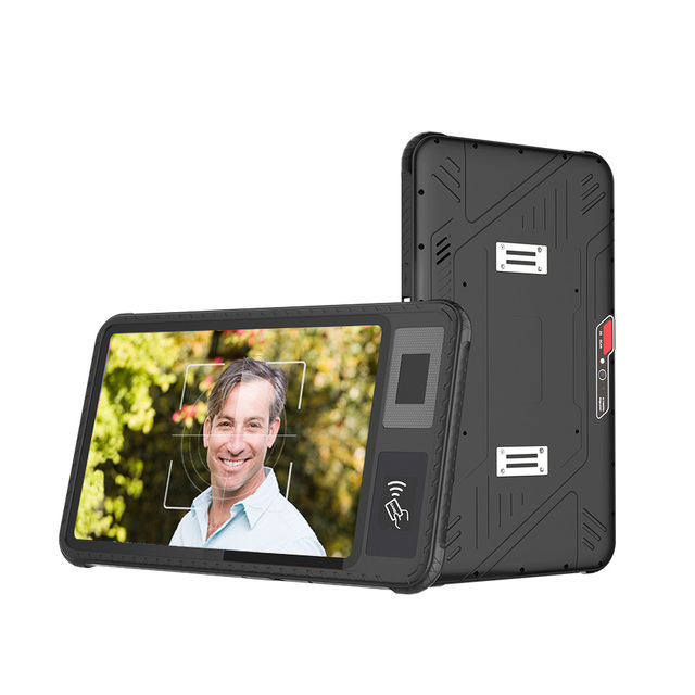 Wholesale 10.1 Inch Rugged Android NFC Tablet Industrial IP65 Waterproof Tablet with Fingerprint RFID Card Reader Rugged Tablet