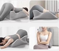 Oreillers fonctionnels pour dormir sur le dos, appui-tête, téléphone, jambe, corps, lecture, position couchée, oreillers Sexypillow en mousse à mémoire de forme, écologiques.