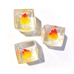 New Creative Flame <b>Squishy</b> Toy Soft TPR Stress Relief Ice Cube Sensory Toy Cute Fidget Toy for Kids and Adults Gift Bulk - Product Image 2