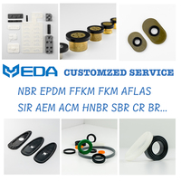 Junta Tórica de Caucho NBR Automotriz Personalizada |   Sellos EDA Impermeables para Entornos Hostiles |   20~90 Shore a 40~260 ℃