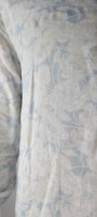 La Moustache Noire Marque Hommes Vêtements Barack Lin Bleu Japon Chemise À Manches Longues Chemise Imprimée En Viscose/Lin Tissu