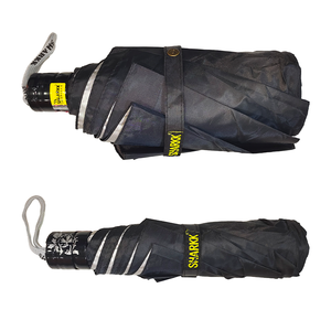Parapluie compact pliable Sharkk XYLO 11 3 sections pour hommes et femmes, armature en acier inoxydable, léger, parapluie de voyage anti-pluie - Product Image 5