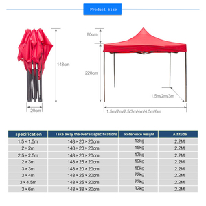 Impresión personalizada <span class=keywords><strong>3x3</strong></span> promocional <span class=keywords><strong>plegable</strong></span> pop up tienda dosel 10x10 <span class=keywords><strong>carpa</strong></span> boda marquesina gazebo carpas de feria - Product Image 2