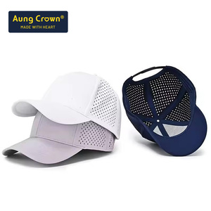 Cappellino da Baseball Unisex a 5/6 Pannelli di Alta Qualità, con Fori Tagliati al Laser, in Poliestere ad Alte Prestazioni per Sport e Golf - Product Image 2