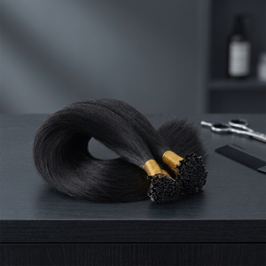 Extensiones de Cabello con Queratina Pre-Adherida en Punta V, Cabello Europeo de Una Sola Capa, Liso, Remy, Cabello Humano de Alta Calidad - Product Image 3