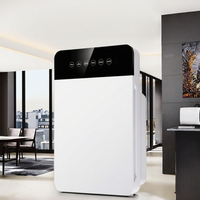 Purificateur d'air portable pour grandes pièces familiales, filtre HEPA H13 avec lumière UV et affichage PM2.5, silencieux 25 dB, élimine 99,97 % de la poussière/de la fumée
