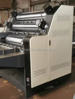 Machine semi-automatique de laminage de carton ondulé pour carton et papier kraft, machine de collage pour boîtes en carton