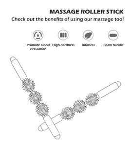 Pijat Yoga Otot Latihan Pijat Tongkat Rol Pijat Punggung - Product Image 2