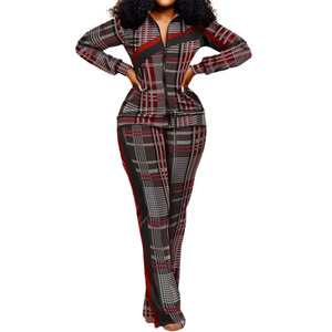 Nouvel Ensemble de Vêtements de Sport Femme d'Automne, Jogging Imprimé à Manches Longues, Blouson Zippé Manteau et Pantalon Slim, Deux Pièces pour Femme - Product Image 3